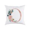 Pillow Sofa Cushion Home Office Cushion Letter Flower Pillow Bedside Backrest Car Pillow Cover