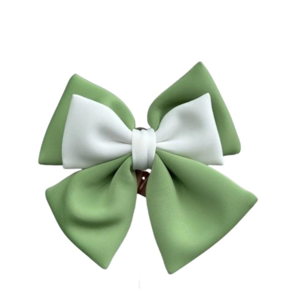 

Cute Electric Bicycle Bowknot Vehicle Decoration Motorcycle Helmet Decor Cycling білий/зелений