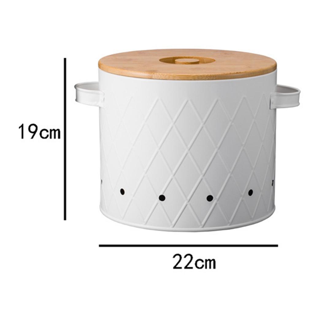 1/3 Pcs Garlic Potato Onion Keeper Fruit Pot/Storage Box Kitchen Storage Canisters Set Food Container Jars Buckets with Lid