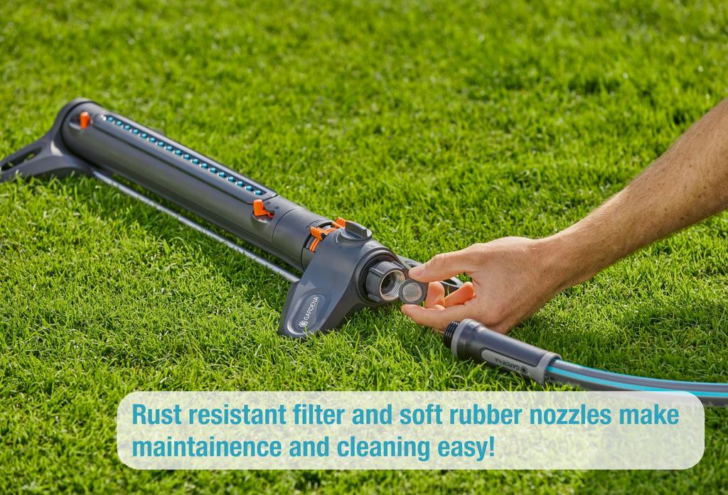 Aspersor oscilant GARDENA AquaZoom L Produs Până la 5 ani 18714-20 Garanție