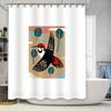 Bird Shower Curtain Nature Forest Wildlife Bathroom Decor Rustic Farmhouse Home Decor Woodland Shower Curtain Set Waterproof
