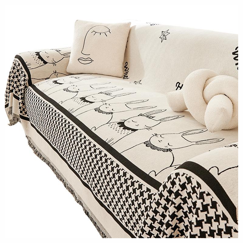 Chenille Thickened Anti-Scratching Sofa Towel Nordic Style High-Grade Sofa Cover All-Inclusive Universal Cover