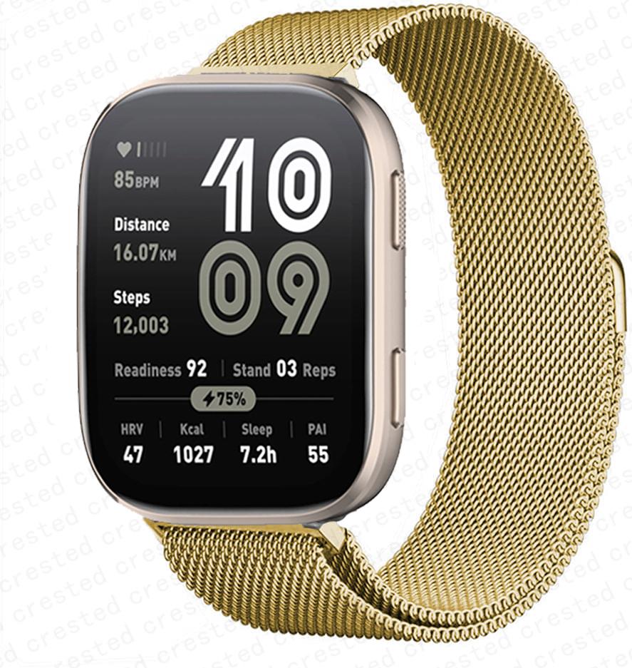 20mm 22mm watch Strap for Amazfit bip 6 5 Balance GTS 4 mini 2 2e 3 GTR 4 2 3 Pro milanese loop correa bracelet huawei gt 5 Band