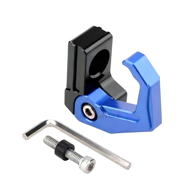 Universal Motorcycle Handlebar Mounting Bracket Motorbike Foldable Aluminum Hanger Hook For Scooter Storage Accessories