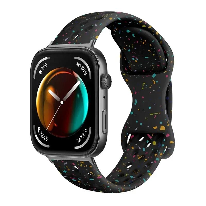 

Спортивный силиконовый ремешок для Huawei Watch Fit 3 Браслет Аксессуары для умных часов Замена Correa Браслет для ремешков Huawei Watch fit3 For Huawei Fit 3