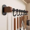 Punch-Free Wall-Mounted Kitchen Hook Rack