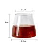 280ml Japanese Fuji Mountain Cup Transparent Coffee Glass Cup for Home Use Milk Cold Drink Water High Borosilicate Glass Cups