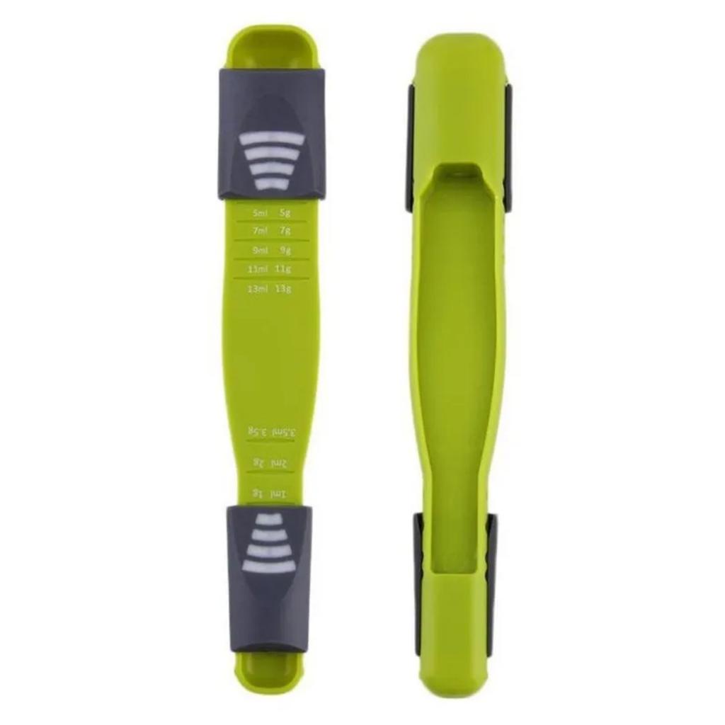 Measure Cup Double End Eight Stalls Adjustable Scale Measuring Spoons Metering Spoon Baking Tool Sugar Milk Kitchen Accessories