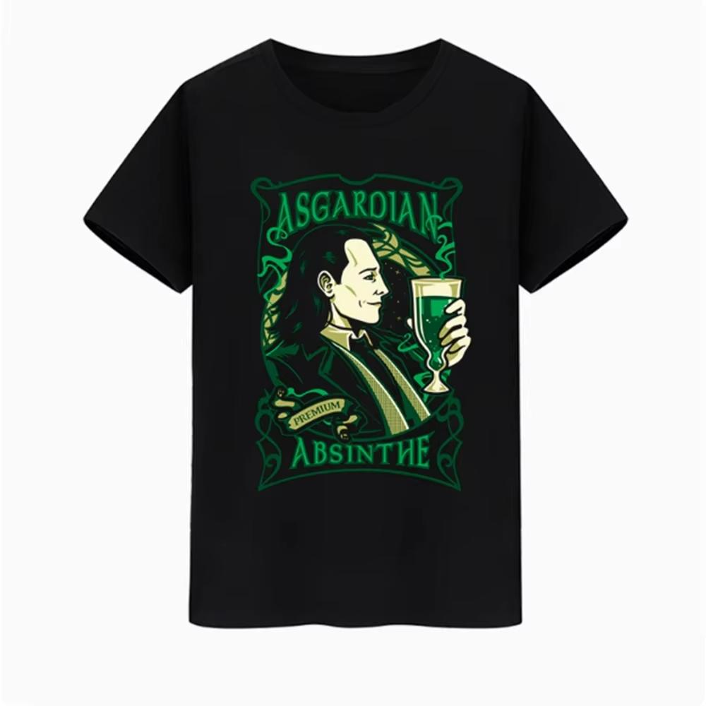 Authorized Loki The Powerpuff Girls T-Shirt Men's T-Shirt  Men's and Women's Cotton T-Shirt TopLoose large size