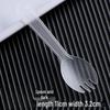 Verdickte transparente Einweg-Plastik-Sporks