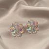 Aurora Transparent Flower Earrings S925