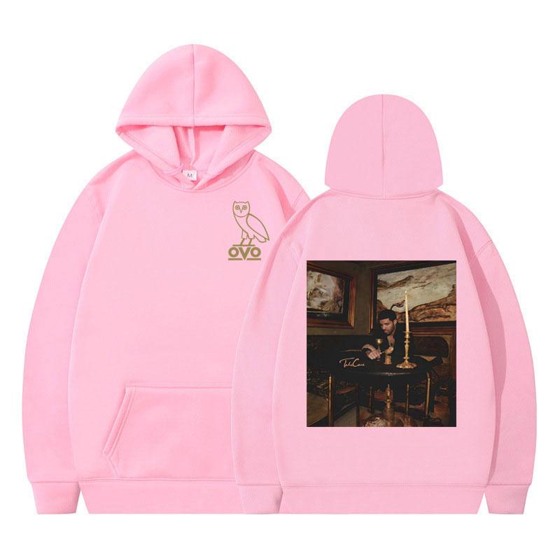 Rapper Drake Take Care Album Graphic Hoodie Men Women Fashion Long-sleeved Casual Hip-hop Tracksuit Oversized  Punk Pullover