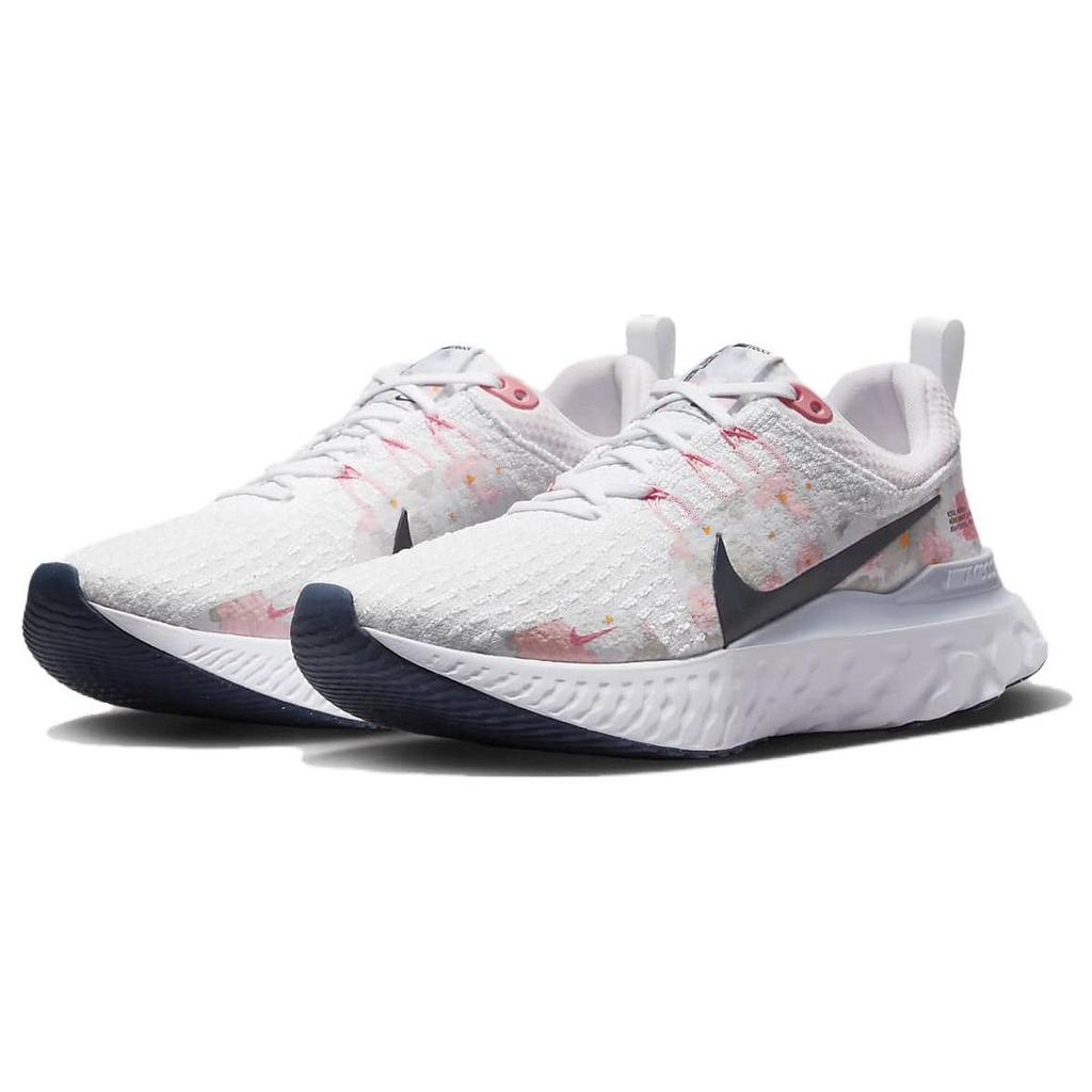 Nike Adidași de damă React Infinity 3 Premium Floral Acuarelă Alb Nuanță Platină Roz-Perlat FD4151-100