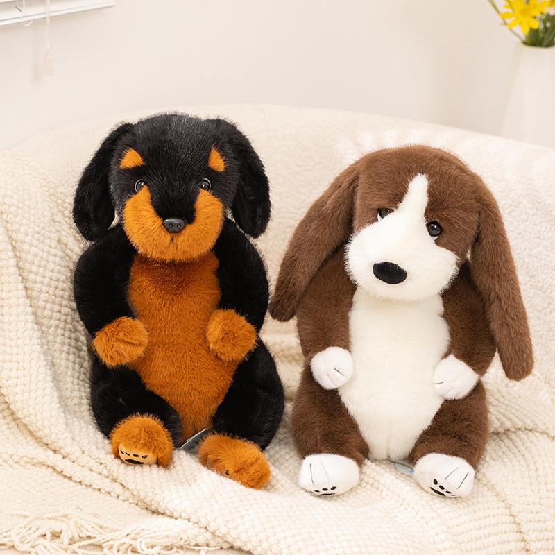 Plush Dog Toy Pillow For Kids And Girls With Soft Pp Cotton Filling