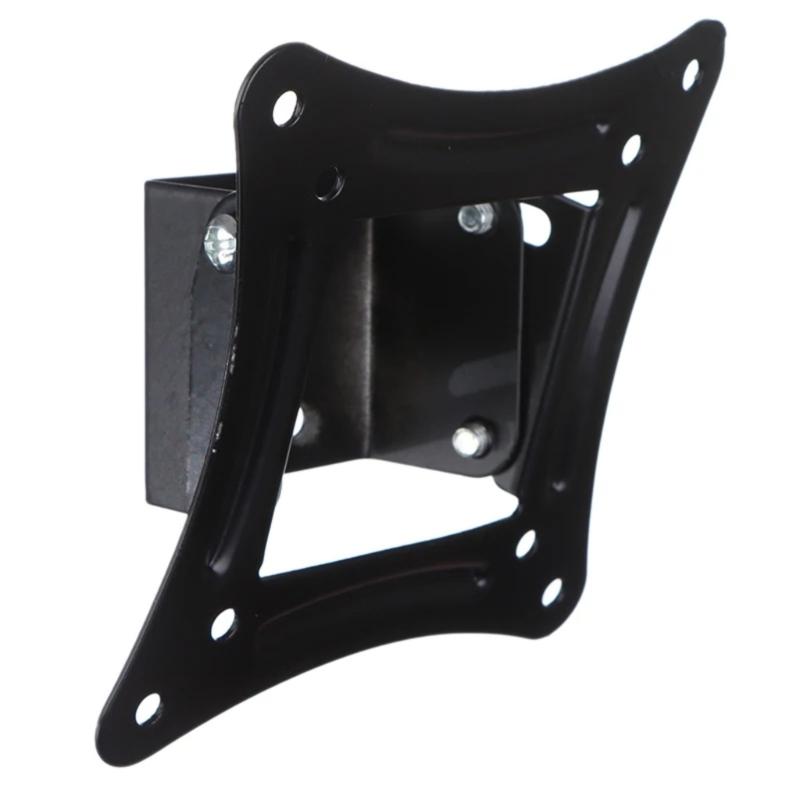 Space Saving Wall Bracket for Flat Screen Displays Providing Flexible Viewing Positions Through Tilt Adjustment