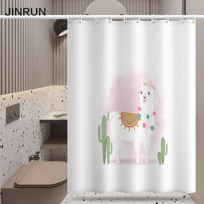 Bathroom Thickened Waterproof Curtain Mildew Proof Shower Curtain Shower Partition Curtain Shower Curtain Bathroom Curtain Free Perforation