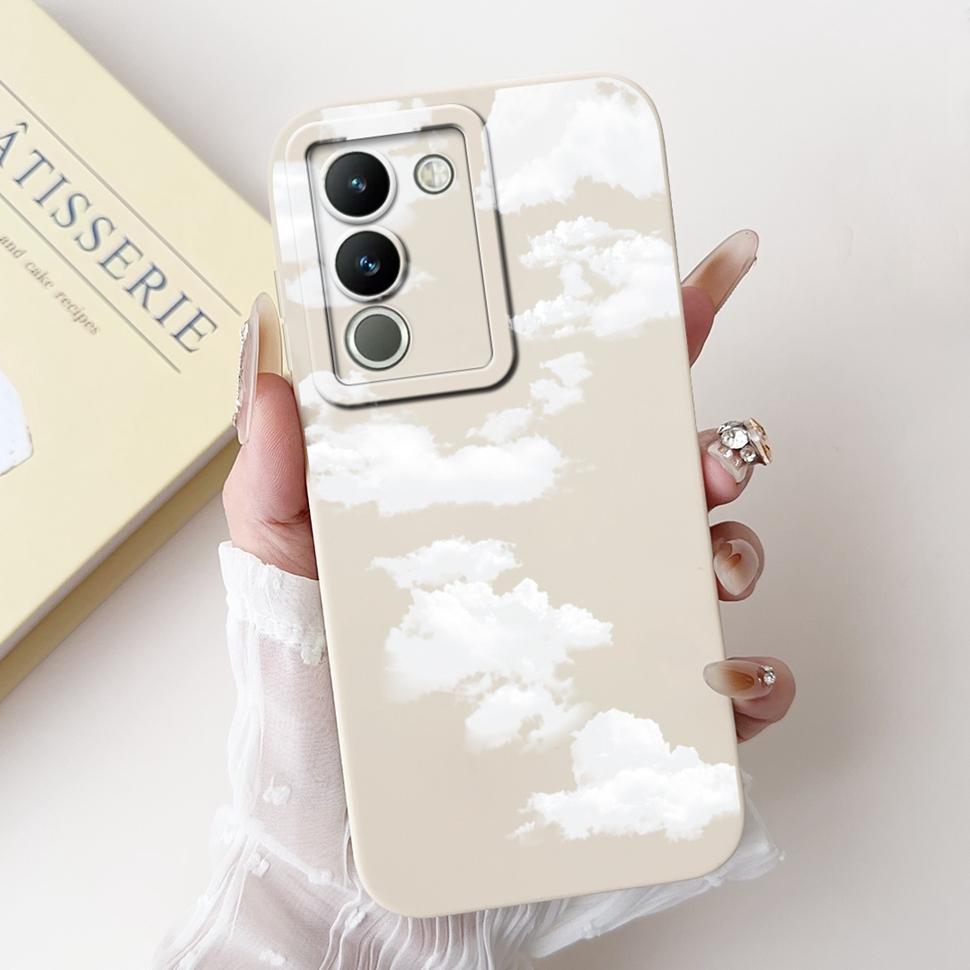 

Для Vivo Y200 Чехол V2307 Стильный Мультяшный Подсолнух Чехол для Девочек Для Vivo Y 200 V2307 V29E Y200 5G Мягкий Fundas Capa 6.67 Vivo V29E 5G
