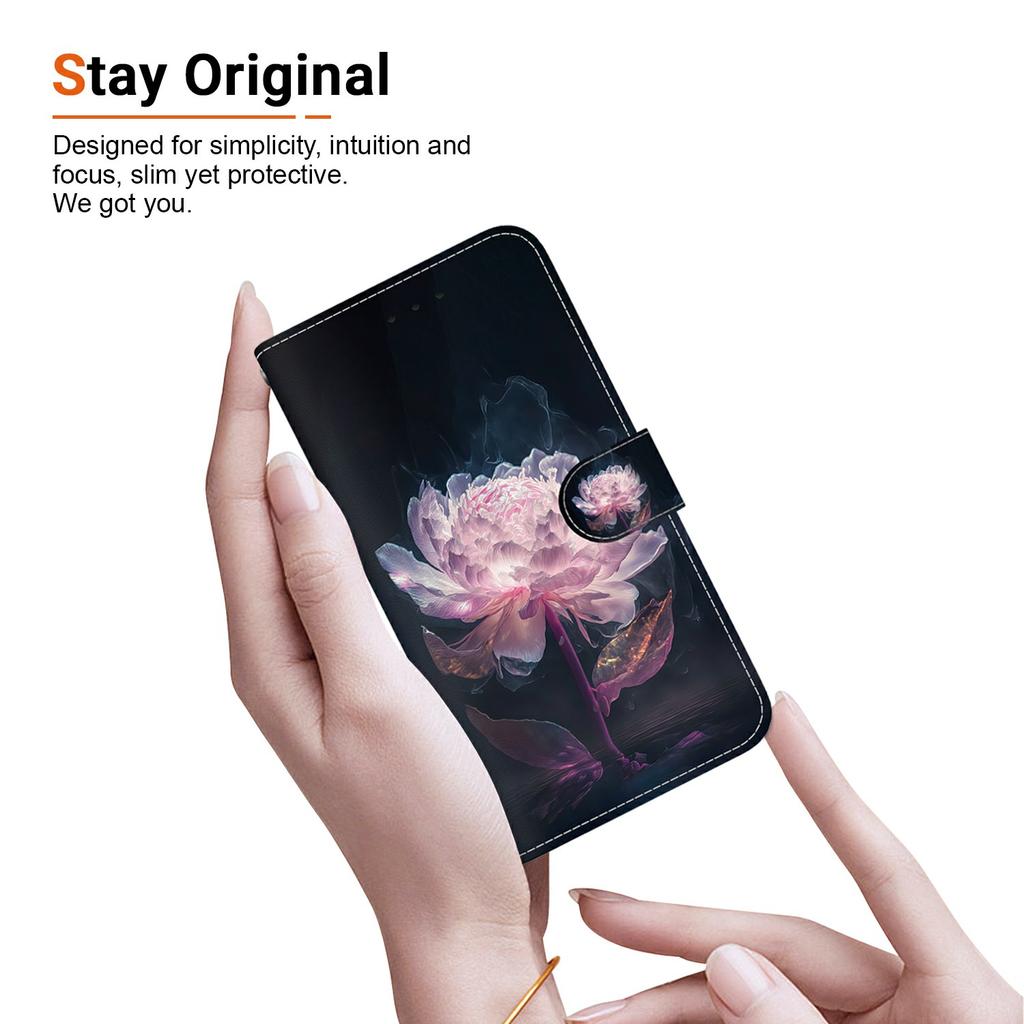 For Realme 15 Pro 5G/15 5G Wallet Phone Case Pattern Printing Leather Flip Cover with Strap