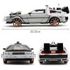 JADA 1:24 delorean back to the future DMC-12 Alloy Car Diecasts & Toy Vehicles Car Model Miniature Scale Model Car For Children