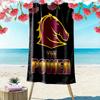 Broncos Spirit Print Beach Towel, Large Soft Quick Dry Towel for Beach Camping Swimming