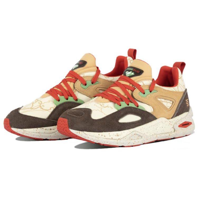Puma Deal Lifestyle X Nsc X  Trc Blaze Tea Horse Ancient Road Fabric Non-Slip Wear-Resistant Low-Top Running Shoes Unisex sneaker 387558-01