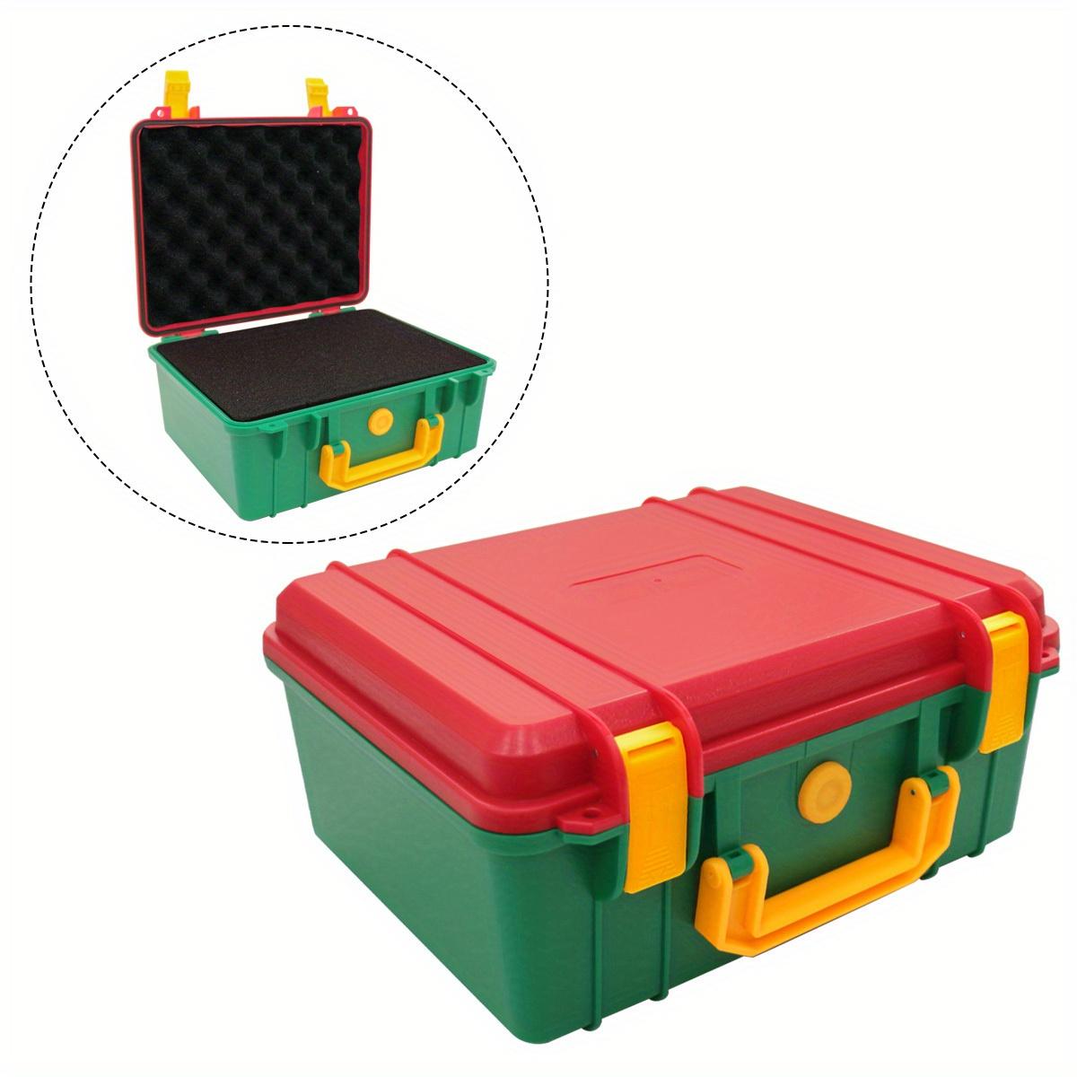 

Водонепроницаемый и ударопрочный жесткий кейс, 280x240x130 мм. Идеально для камеры, электроники и снаряжения для путешествий. Прочный материал ПП. Синий/Черный. красный