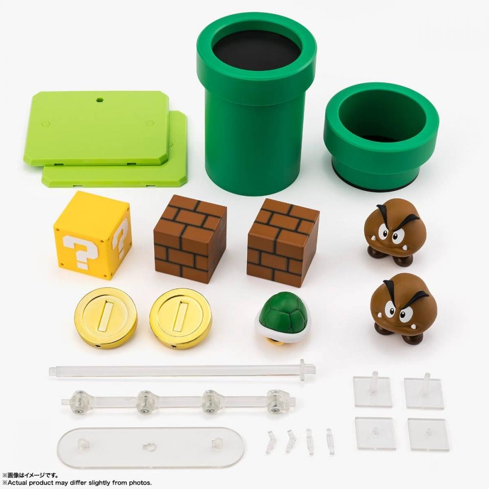 Super Mario Brothers S.h.figuarts Super Mario Brothers Playset  Super Mario 