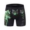 Temu Cross-Border Digital Print Men's Breathable Boxer Briefs: Comfortable European & American Underwear In Stock