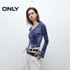 ONLY 2025 Summer V-Neck Two-Way Zip Knit Cardigan