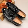 Men‘s Luxury Sequins Tassels Loafers Moccasins Mens Wedding Party Nightclub Fashion Leather Casual Shoes Men Outdoor Flats New