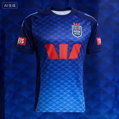 Ikonický dres NSW Blues State of Origin Rugby Domácí Venkovní Tréninkový Prodyšný Rychleschnoucí Tričko Pro Zaryté Rugbyové Fanoušky Rodinná Dětská Trička