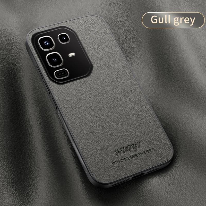 

Leather Case for Infinix Note 50 Pro+ Plus 5G Car Magnetic Holder Wireless Charging Silicone Hard Phone Cover Note50Pro+ X6856 Note 50 Pro Plus серый