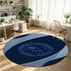 Sheffield Wednesday Football Printed Round Crystal Velvet Rug Soft Non Slip Floor Carpet For Bedroom Holiday Gift