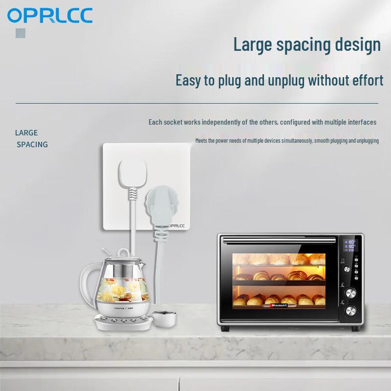 OPRLCC Type 86 Concealed Six-Hole Wall Socket