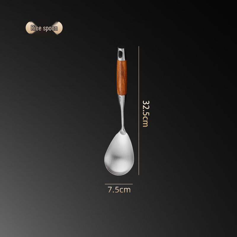 Churang 304 Stainless Steel Pear Wood Kitchen Utensils