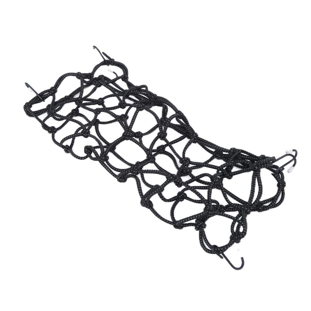 Motorcycle Helmet Mesh Latex Filament for Electric Vehicles Sports Cars OffRoad(Grey Black )