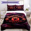 3 stk. Dynebetræk Sæt (1*Dynebetræk + 2*Pudebetræk, Uden Fyld), Manchester United F.C Print Blødt Sengetøjssæt til Alle Sæsoner, Hjemme Soveværelse Indretning Gave