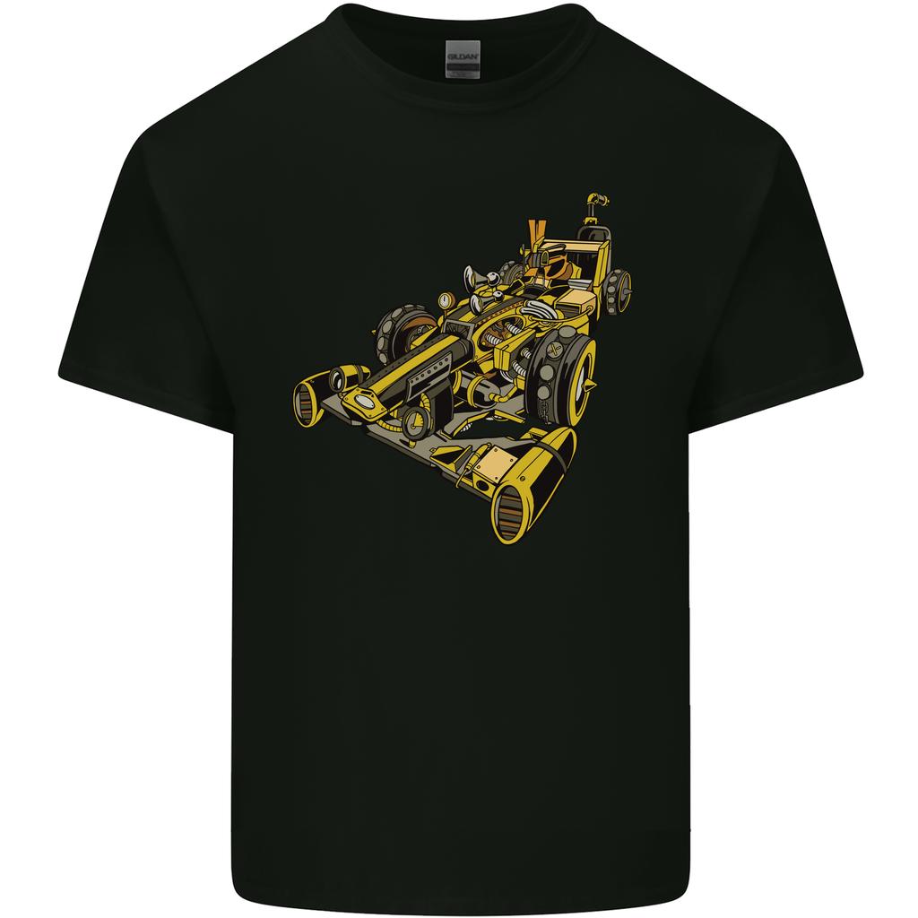 Steampunk Racing Car Unisexs Light Cotton TShirt