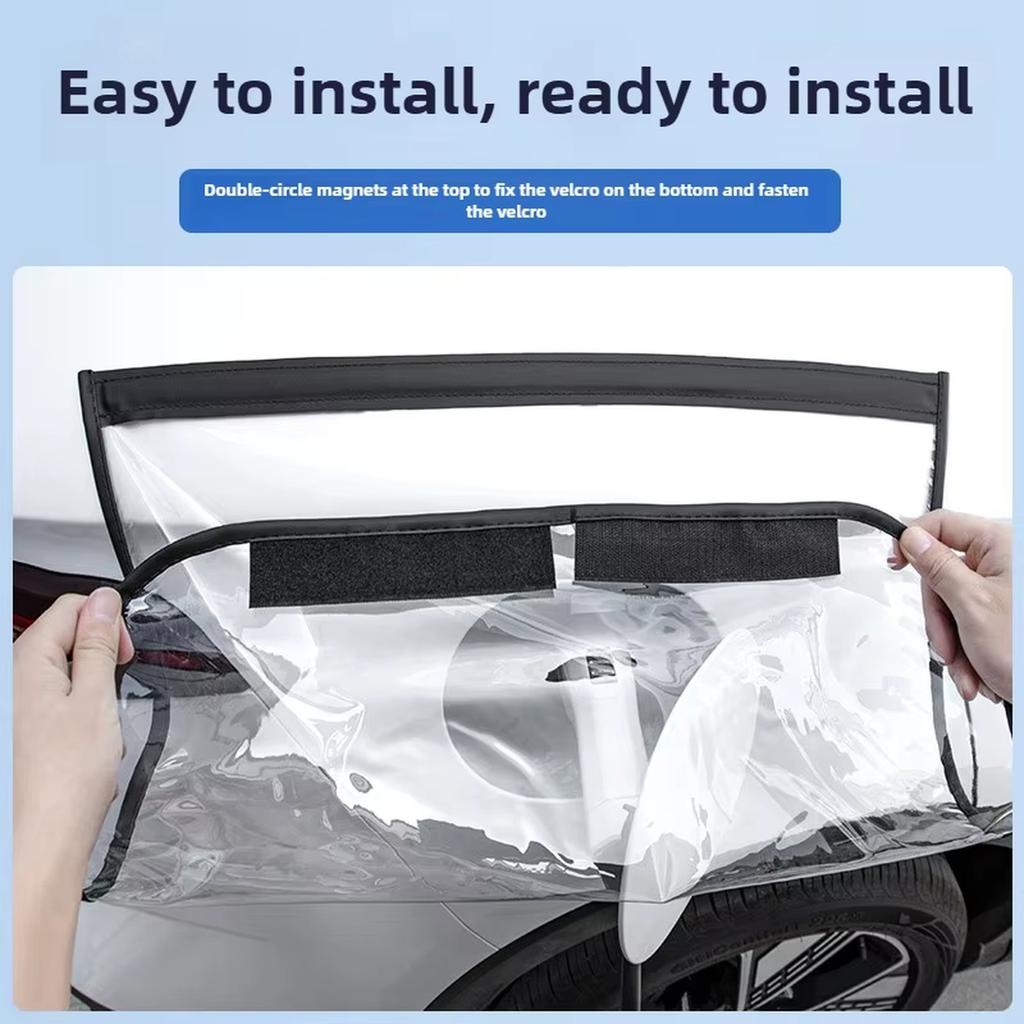 Oplaadpoortafdekking Regenplug Voor Alle Weersomstandigheden UV Sneeuw Voertuig Station Regenbescherming