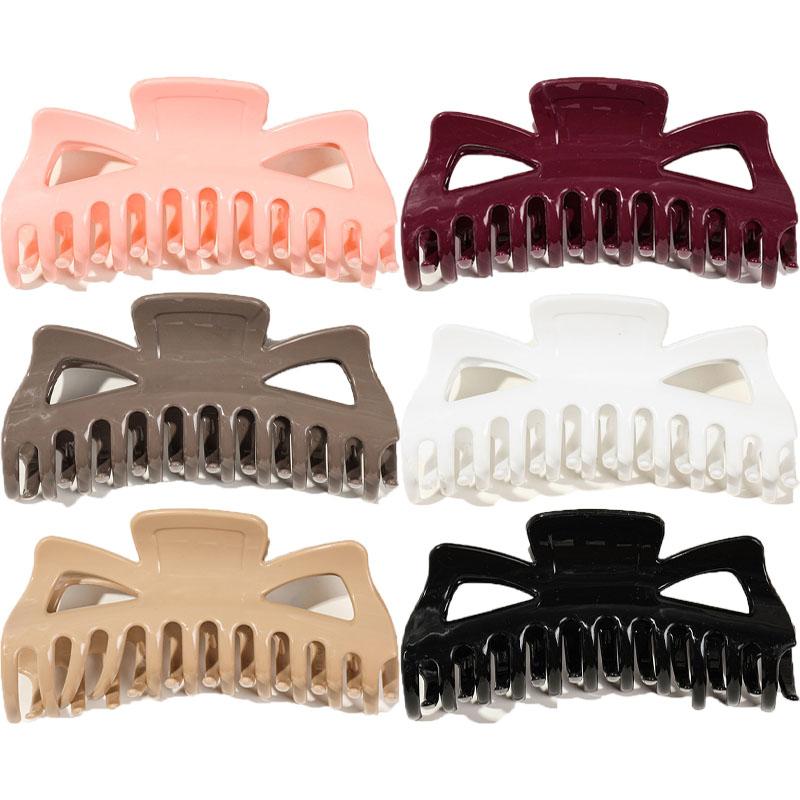 Korean Style Acrylic Solid Color Hair Clip Women's High-end Fashion Shark Clip Hair Accessories