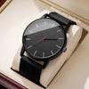 Simple Casual Leather Strap Men Quartz Watch Business Watches for Men Clock Reloj Hombre
