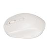 Wireless Mechanical Mouse Ergonomic Design 3 Level Adjustable DPI 1600DPI 2.4G USB Rechargeable MouseWhite