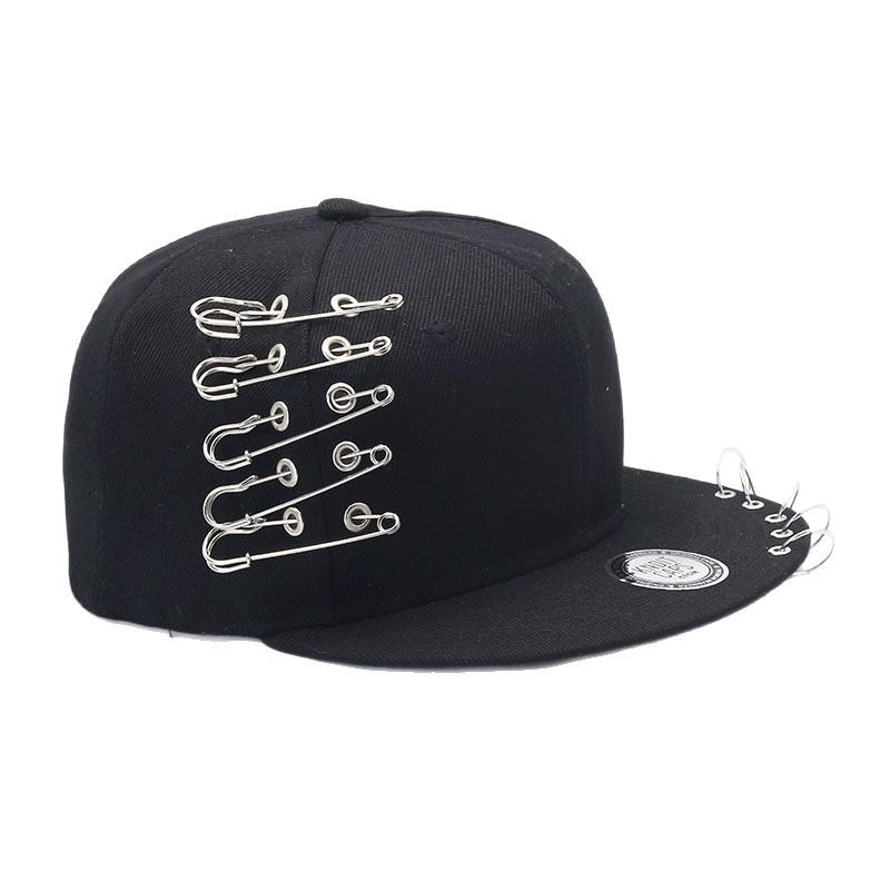Street Hipster Pin Tie Hoop Hip Hat Male and Female Personality Versatile Baseball Cap Hip Hat Punk