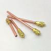 3.4Mpa Copper Tube AC Refrigeration Valves 5Pcs Set Professional Durable Accessory for Commercial Residential Cooling System Repair