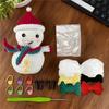 Christmas Snowman Crochet Kits For Adults Craft Supplies With Yarn Hook Easy To Use Kit Includes Video Tutorials For Women