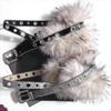 Y2K Furry Waistband Rhinestone Plush Waist Belt Fashion Leather Fur Belt  Daily