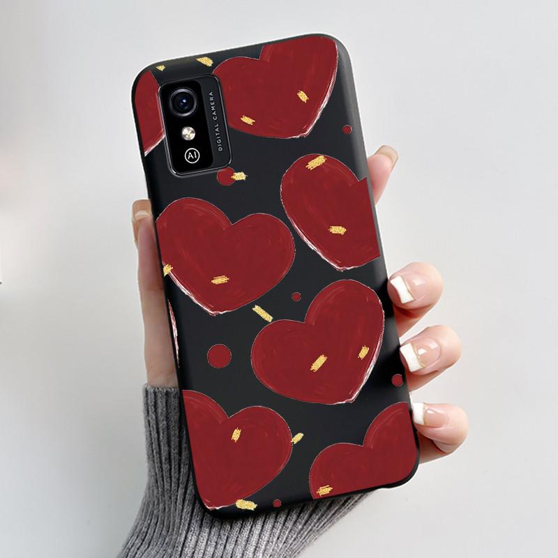 Cute Cartoon Case For ZTE Blade L9 Fundas Capa Printing Shell Protective Cover Soft Silicone Black Casing Shockproof Coque