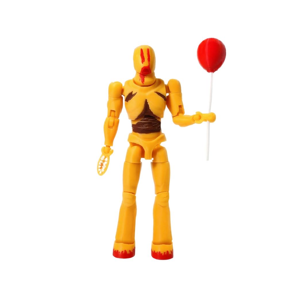 3D Printed Articulated Action Figure Model with Multiple Joints for Collectors and Hobbyists Suitable for Display and Customization