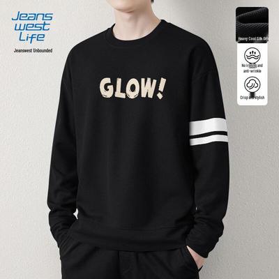 JEANSWEST LIFE Herren Rundhals Logo Sweatshirt