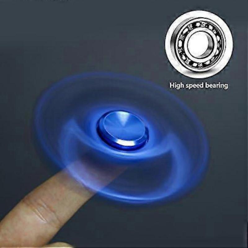 Fidget Spinner Toy Ultra Durable Stainless Steel Bearing High Speed 2-5 Min Spins Precision Brass Material Hand Spinner EDC ADHD Focus Anxiety Stress